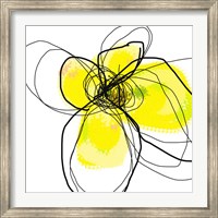 Framed Yellow Petals Three