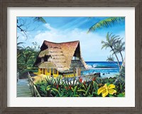 Framed Hawaiian Hideaway