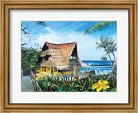 Framed Hawaiian Hideaway