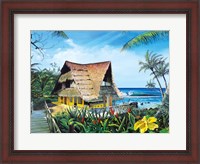 Framed Hawaiian Hideaway