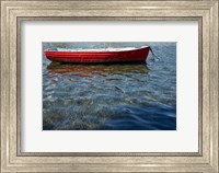 Framed Red Boat