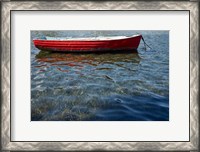 Framed Red Boat