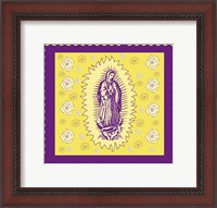 Framed Purple Mary