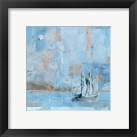 Framed 'Sailboat No. 1' border=