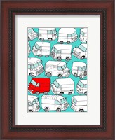 Framed Odd Ones - Red Van