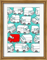 Framed Odd Ones - Red Van