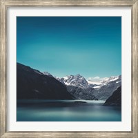 Framed Turquoise Mountain Lake