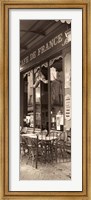 Framed Cafe de France