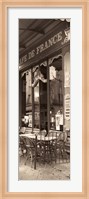 Framed Cafe de France