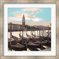 Framed Campanile Vista with Gondolas