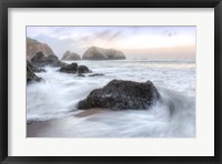 Framed Crescent Beach Waves 2