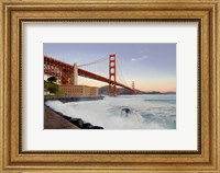 Framed Golden Gate Bridge at Dawn
