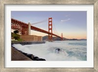 Framed Golden Gate Bridge at Dawn