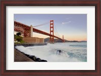 Framed Golden Gate Bridge at Dawn