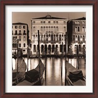 Framed Il Gran Canale di Notte