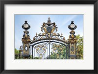 Framed Park Monceau Gates