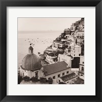 Framed Positano Vista
