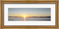 Framed Sunrise Vista on the Bay