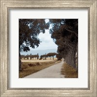 Framed Tuscan Fatorria Strada No. 2