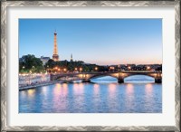 Framed Twilight on the Seine