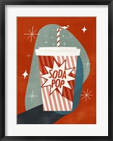 Retro Refreshments II Framed Print