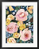 Flower Jumble I Framed Print