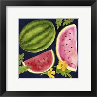 Framed 'Fresh Fruit II' border=