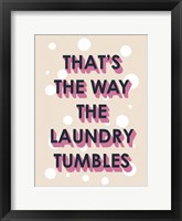 Framed Laundry Typography II