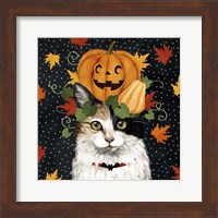 Framed Halloween Cat II