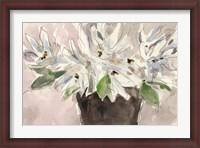 Framed Magnolia Watercolor Study I