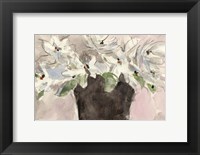 Framed Magnolia Watercolor Study II
