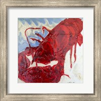 Framed Brilliant Maine Lobster II