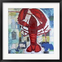 Framed Brilliant Maine Lobster III