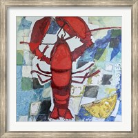 Framed Brilliant Maine Lobster IV