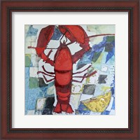 Framed Brilliant Maine Lobster IV