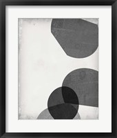 Grey Shapes III Framed Print