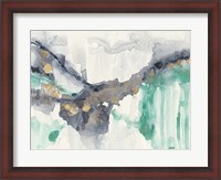 Framed Viridian Canyon I