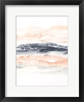 Framed Blush Sunset II