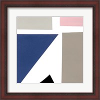 Framed 'Color Blocks I' border=