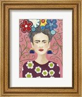 Framed Frida Floral I