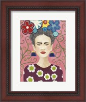 Framed Frida Floral I