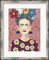 Framed Frida Floral I