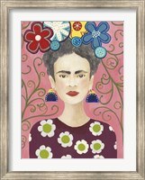 Framed Frida Floral I