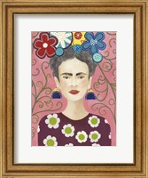 Framed Frida Floral I