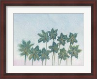 Framed Palm Treeline I