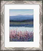 Framed Lakeside Mountain II