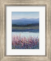 Framed Lakeside Mountain II