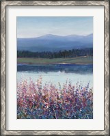 Framed Lakeside Mountain II