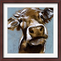 Framed Cow Kisses I