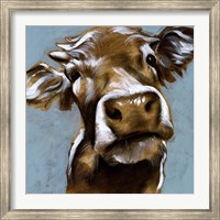 Framed Cow Kisses I